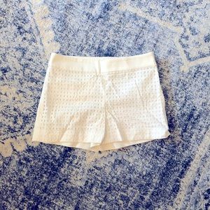 J Crew cotton eyelet shorts